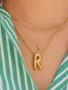 18K Gold Birthstone Pendant Necklace - Topaz sold by BaubleBar