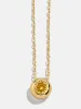 18K Gold Birthstone Pendant Necklace - Topaz sold by BaubleBar