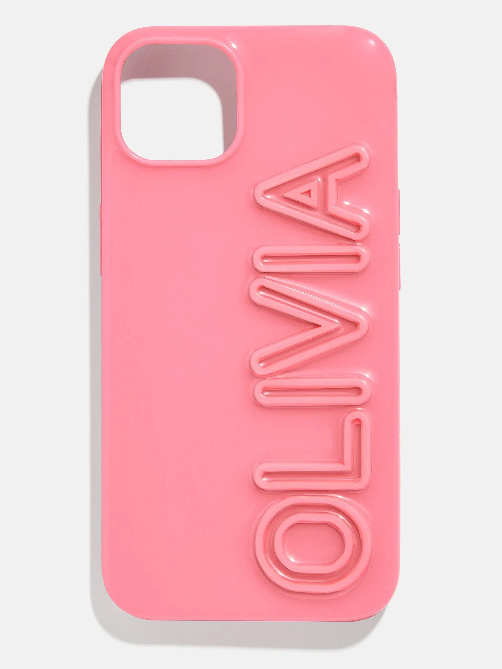 Fine Line Custom iPhone Case - Pink/Pink sold by BaubleBar