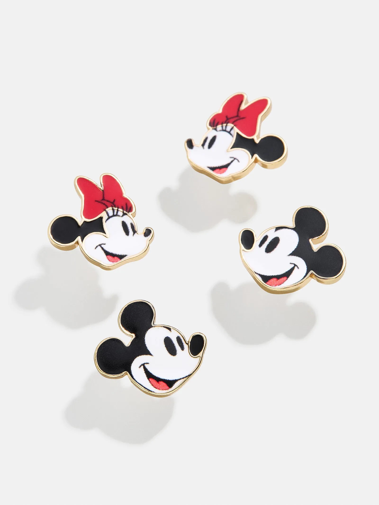 Mickey Mouse & Minnie Mouse Classic Earring Set - Red/White sold by BaubleBar