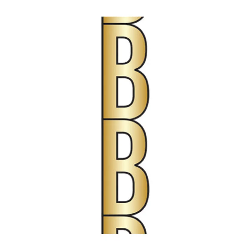 Gold Initial Bead Charm - B sold by BaubleBar
