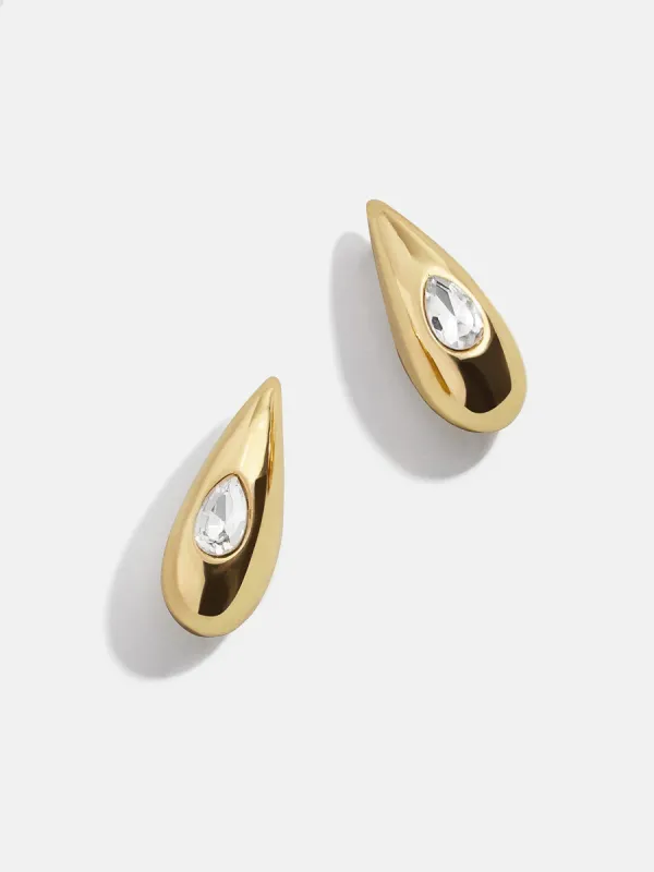 Eliana Earrings - Gold/Pavé sold by BaubleBar