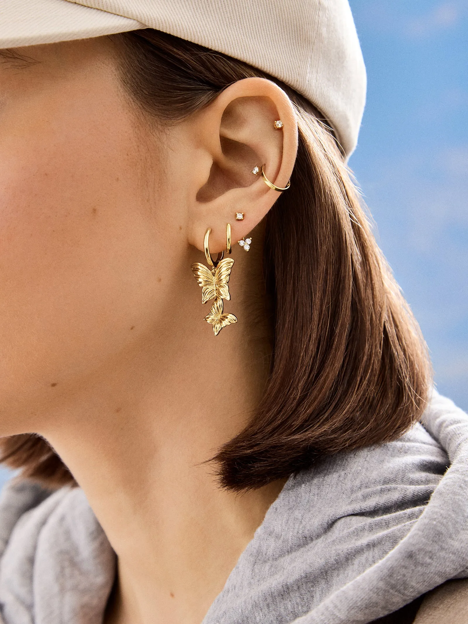 Spread Your Wings Earrings - Gold sold by BaubleBar product image thumbnail 2