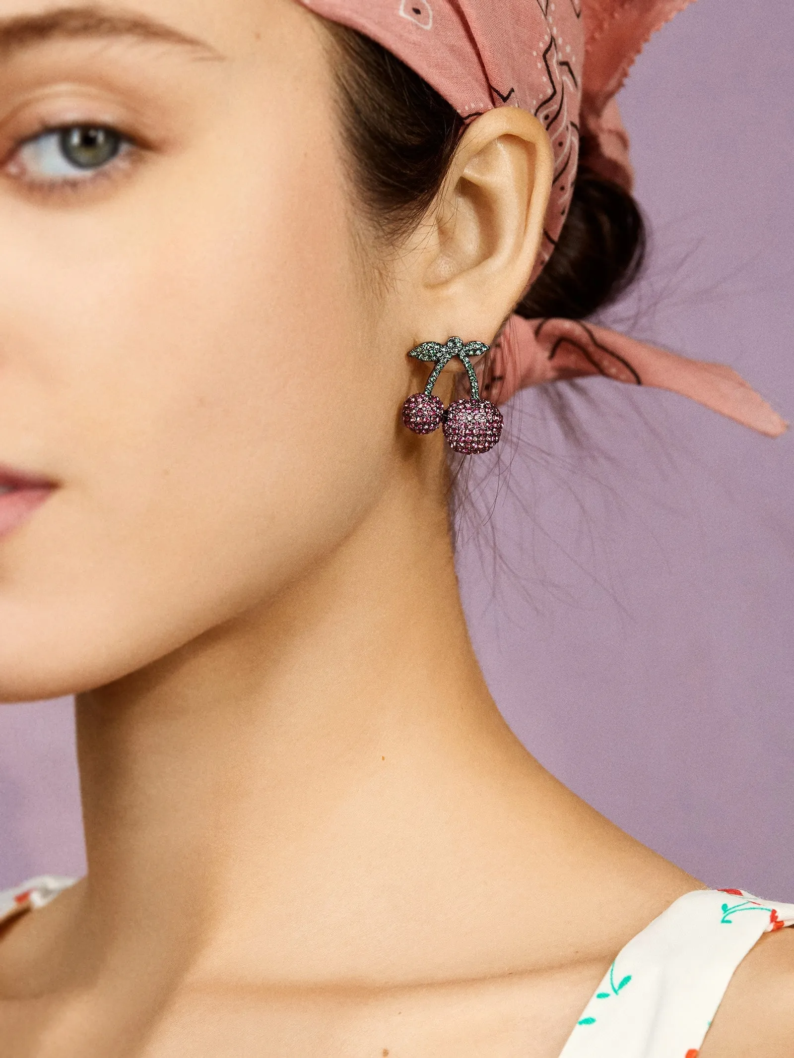 Cherry Bomb Earrings sold by BaubleBar product image thumbnail 2