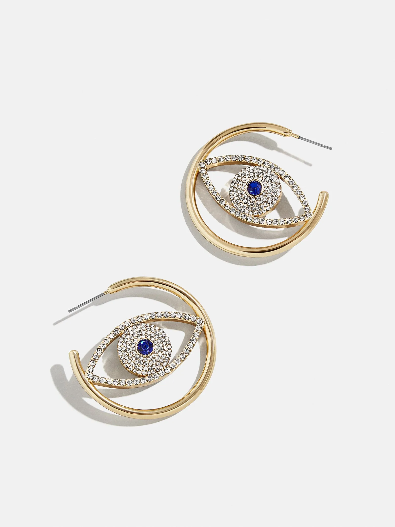 Good Eye Earrings - Gold/Pavé sold by BaubleBar