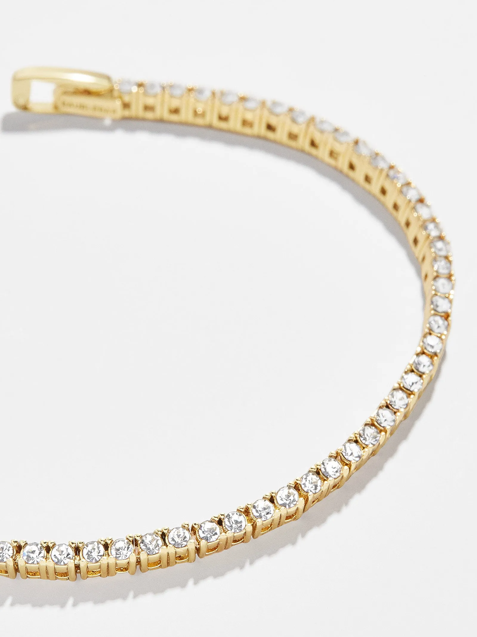 Bennett Tennis Bracelet - Gold Plated Brass sold by BaubleBar