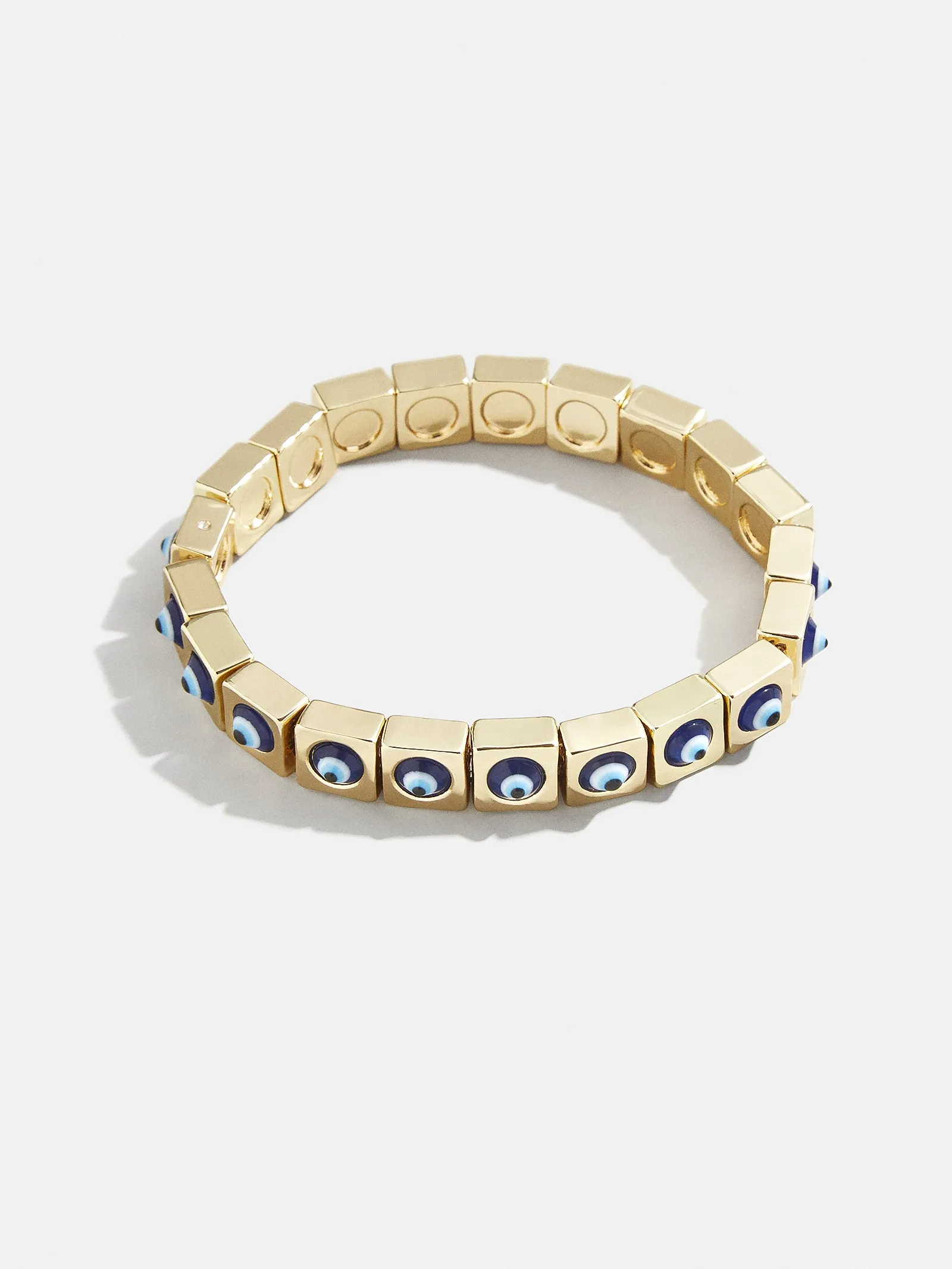 Evil Eye On Repeat Bracelet - Gold/Blue sold by BaubleBar product image thumbnail 3