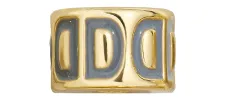 Neutral Initial 360 Spinner Charm - D sold by BaubleBar