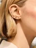 18K Gold Birthstone Stud Earrings - Emerald sold by BaubleBar