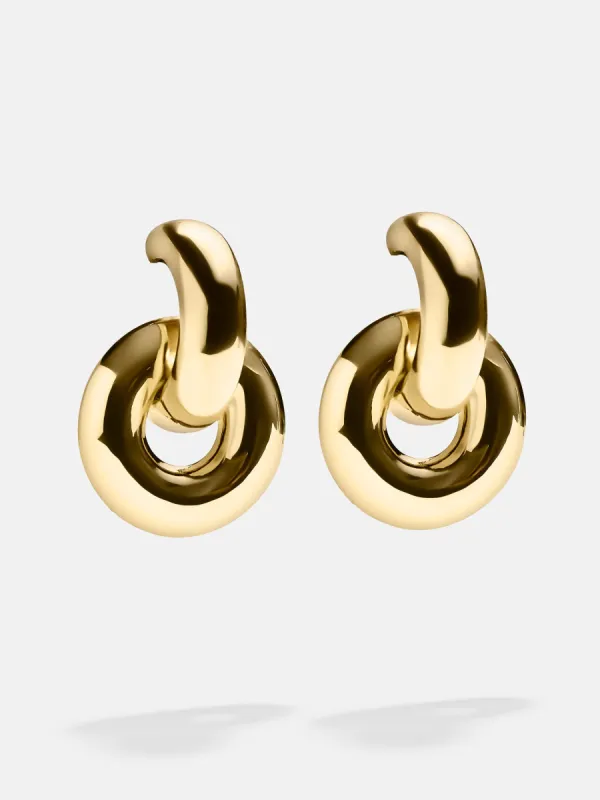 Mia Earrings - Gold sold by BaubleBar