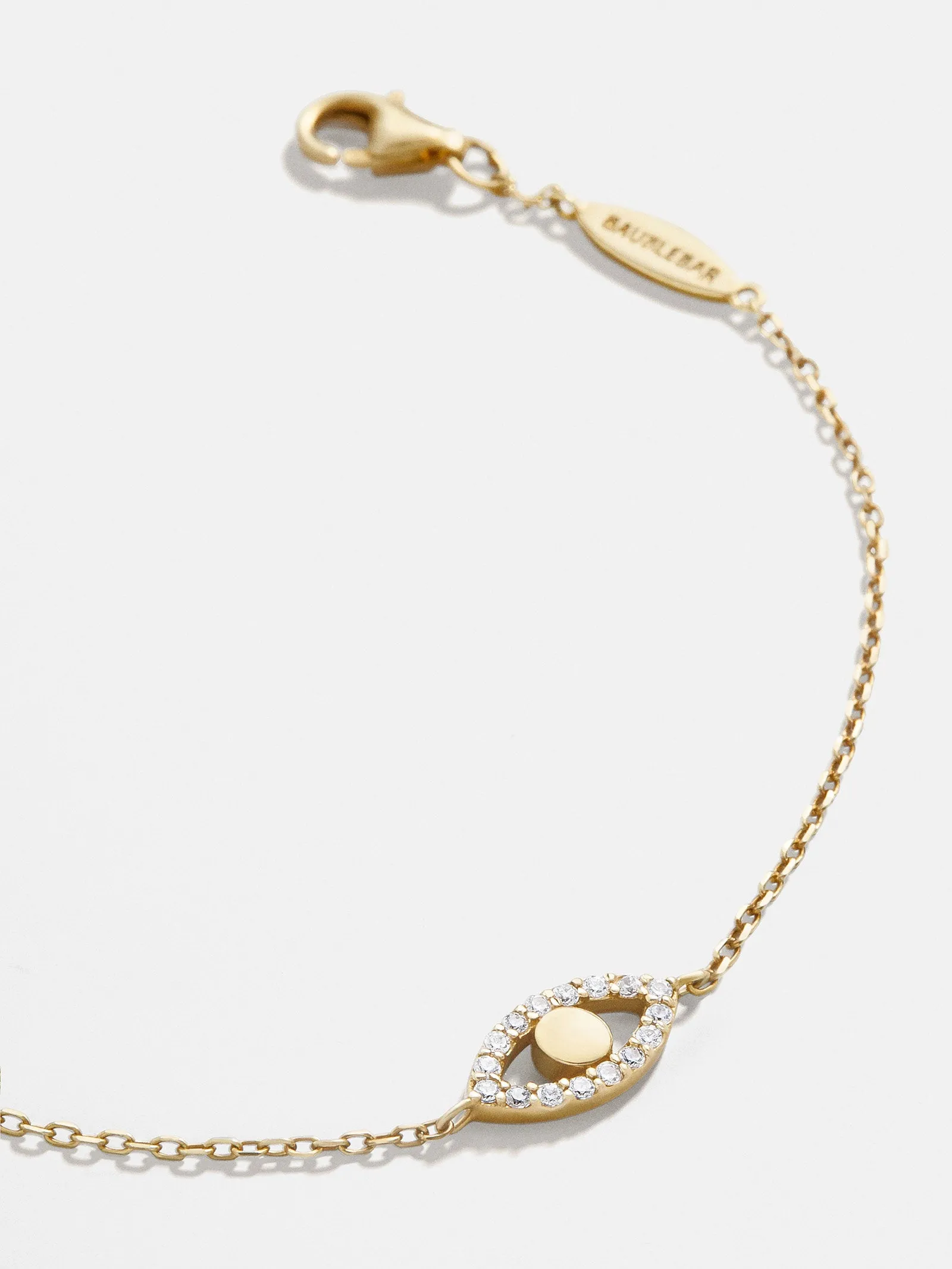 Ojo 18K Gold Bracelet - Evil Eye sold by BaubleBar