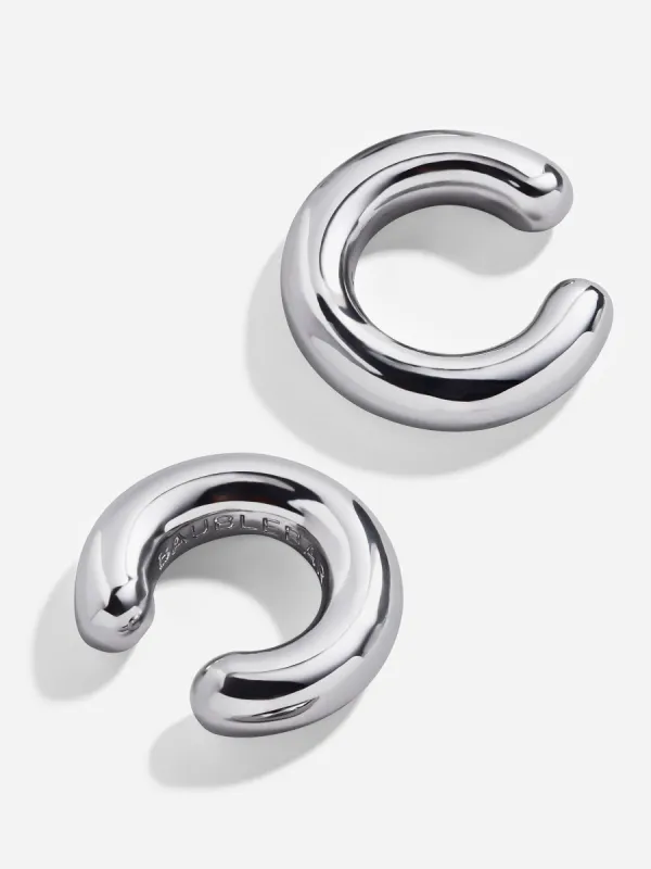 Haydyn Ear Cuff Set - Silver sold by BaubleBar