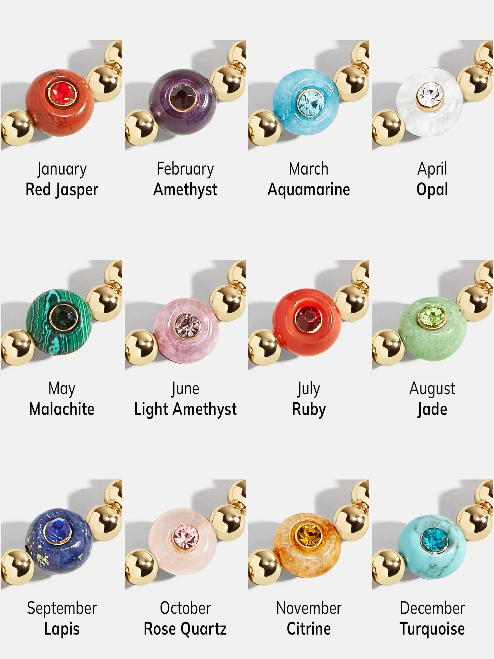 Semi-Precious Birthstone Pisa Bracelet - Topaz sold by BaubleBar product image thumbnail 4