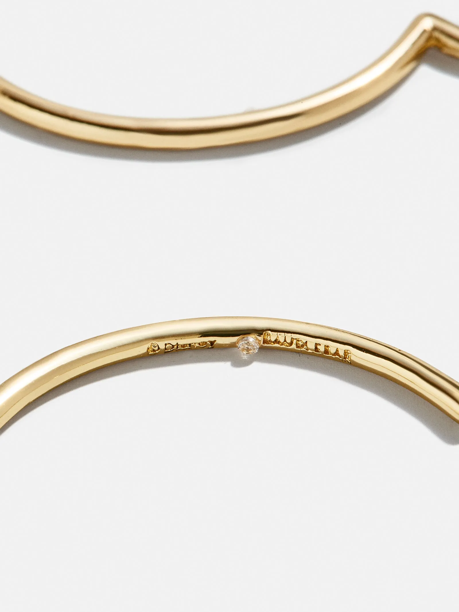 Mickey Mouse Disney Outline Hoop Earrings - Mickey Mouse sold by BaubleBar product image thumbnail 3