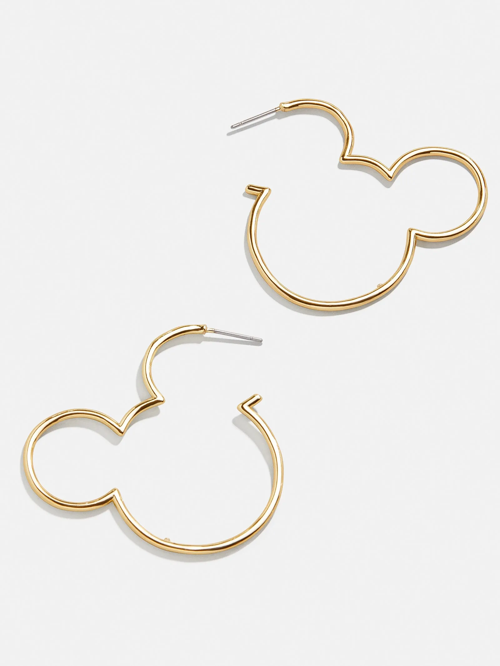 Mickey Mouse Disney Outline Hoop Earrings - Mickey Mouse sold by BaubleBar