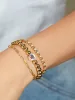 New York Knicks Gold Pisa Bracelet - New York Knicks sold by BaubleBar