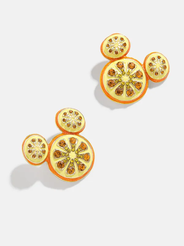 Mickey Mouse Disney Orange Earrings - Orange sold by BaubleBar