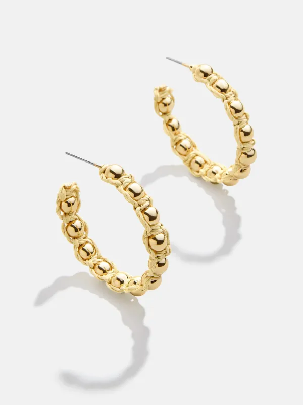 Lisa Earrings - Gold sold by BaubleBar