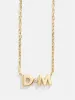 18K Gold Vermeil Double Initial Birthstone Custom Necklace - Crystal sold by BaubleBar