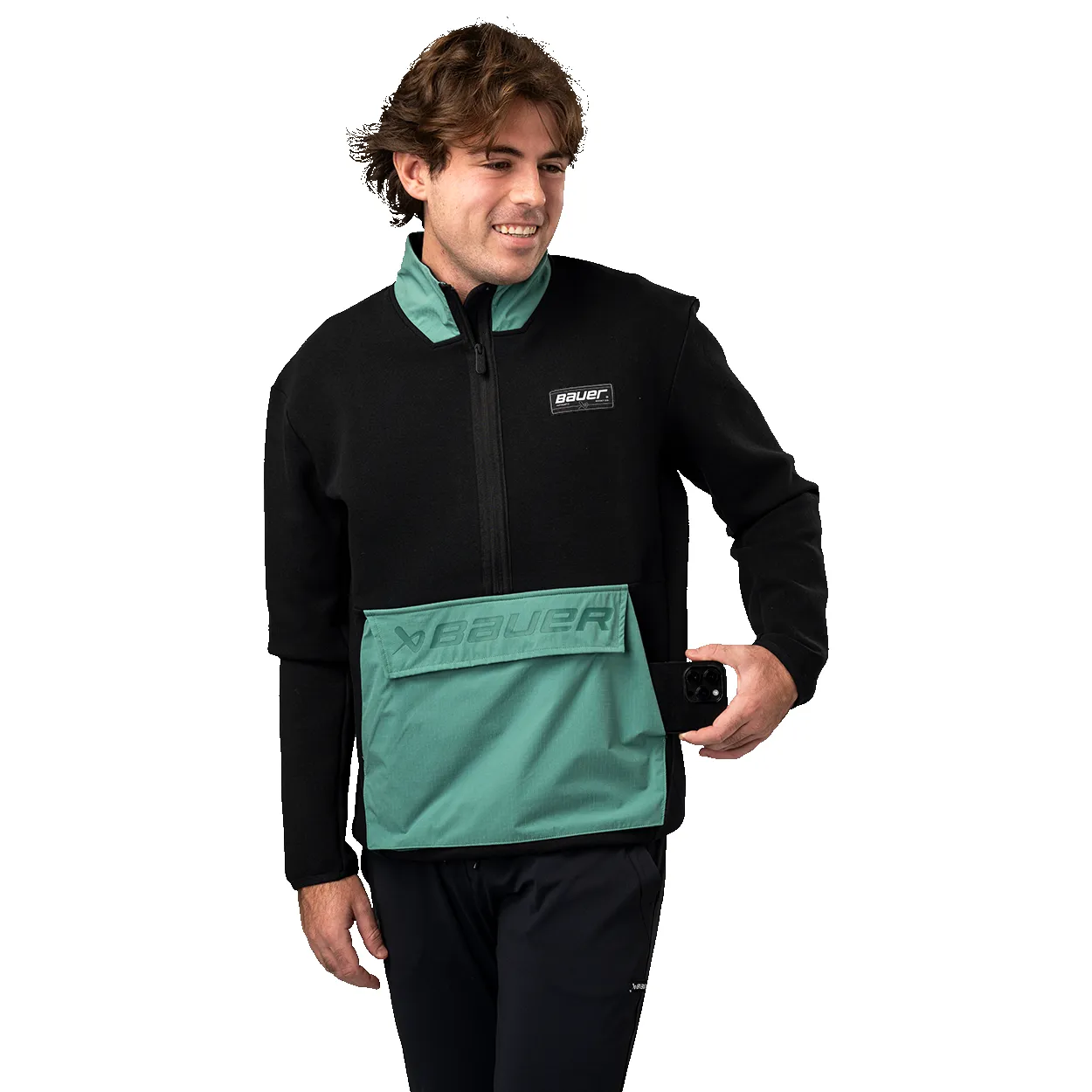 BAUER KNIT MIX 1/2 ZIP SENIOR sold by Bauer product image thumbnail 2