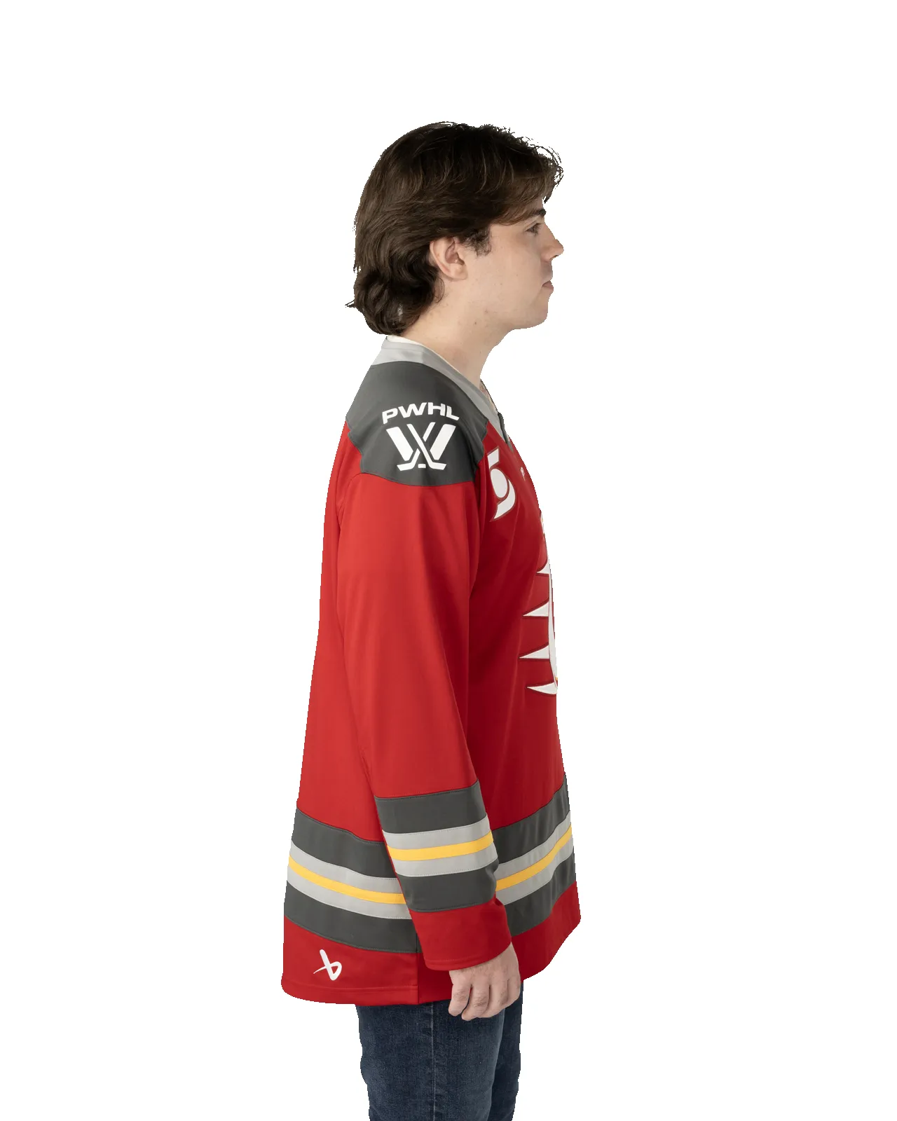 BAUER PWHL HOME JERSEY OTTAWA CHARGE ADULT sold by Bauer product image thumbnail 4