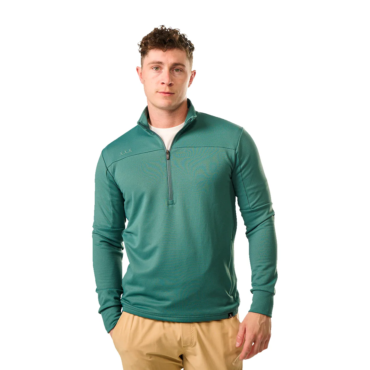 BAUER SHOWSTOPPER ¼ ZIP SEA PINE sold by Bauer