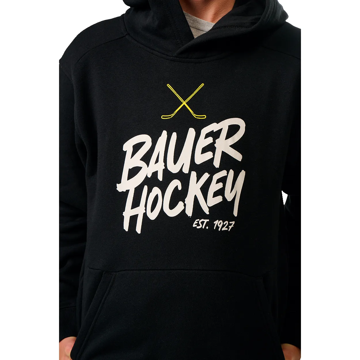 BAUER OVERNIGHT ULTIMATE HOODIE YOUTH BLACK sold by Bauer product image thumbnail 4