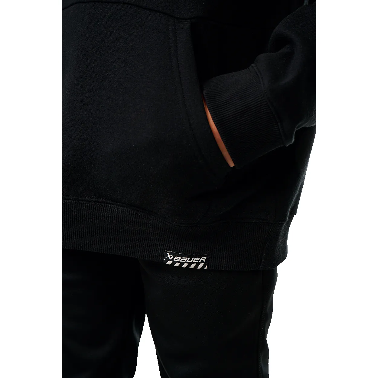 BAUER OVERNIGHT ULTIMATE HOODIE YOUTH BLACK sold by Bauer product image thumbnail 3