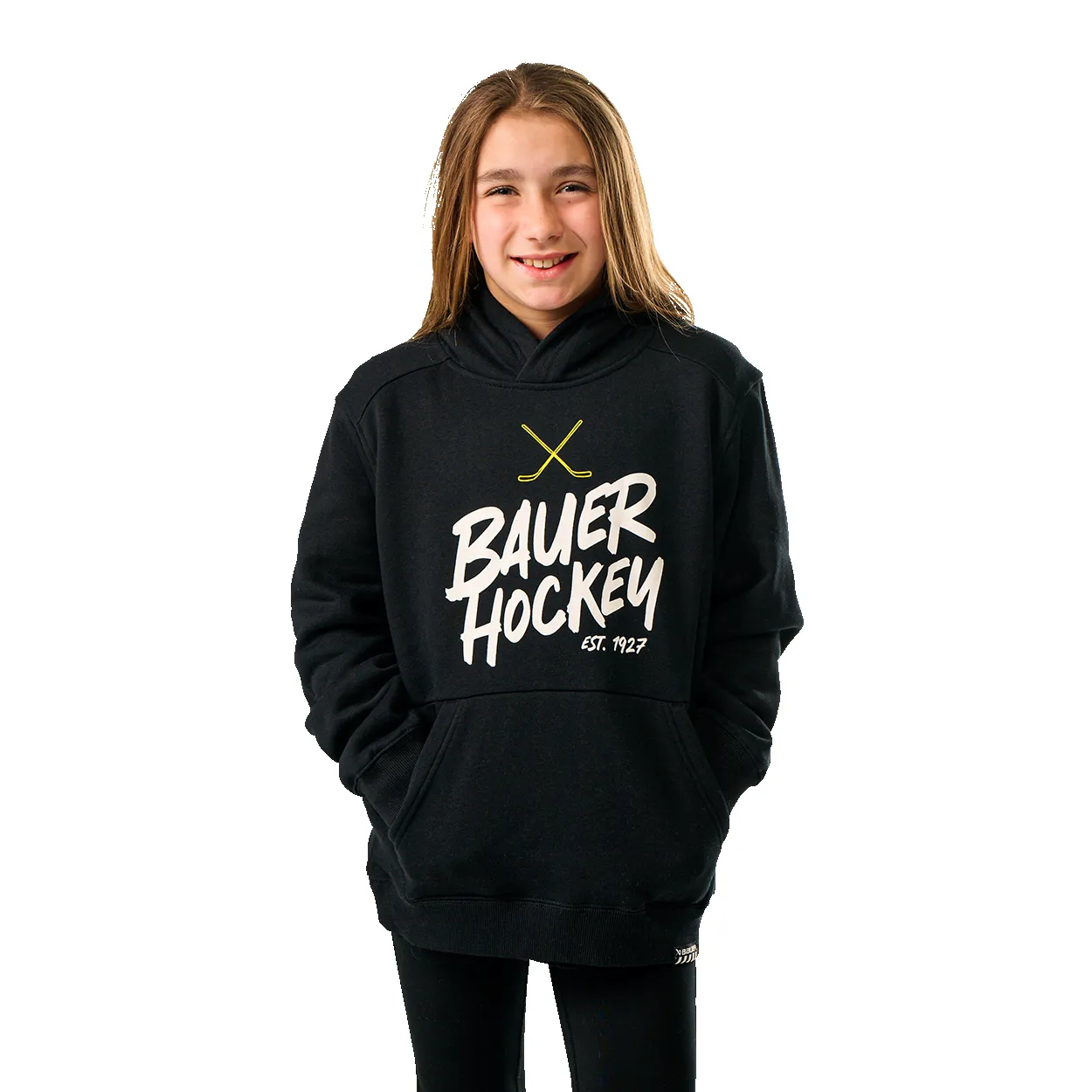 BAUER OVERNIGHT ULTIMATE HOODIE YOUTH BLACK sold by Bauer product image thumbnail 2