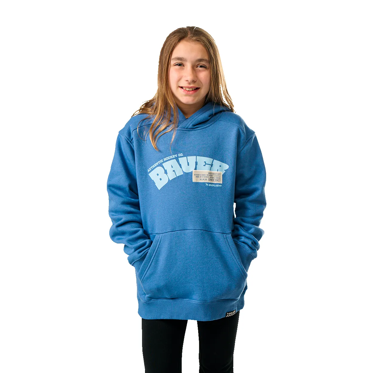 BAUER OVERNIGHT ULTIMATE HOODIE YOUTH BLUE sold by Bauer product image thumbnail 4