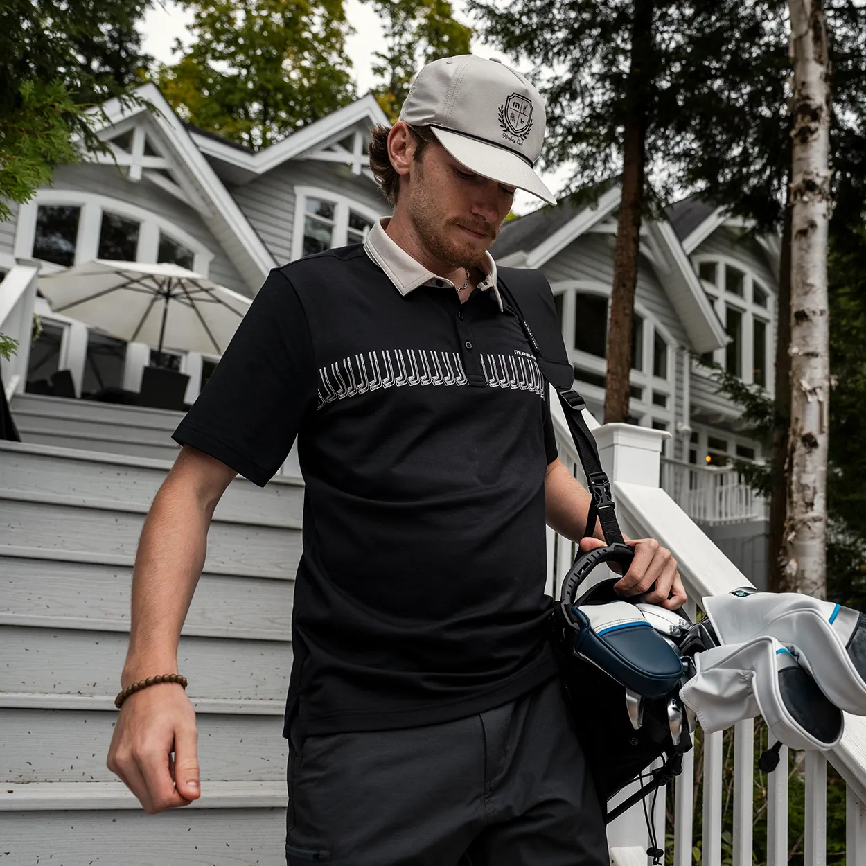 BAUER X TRAVISMATHEW STICK SIDE POLO sold by Bauer product image thumbnail 4