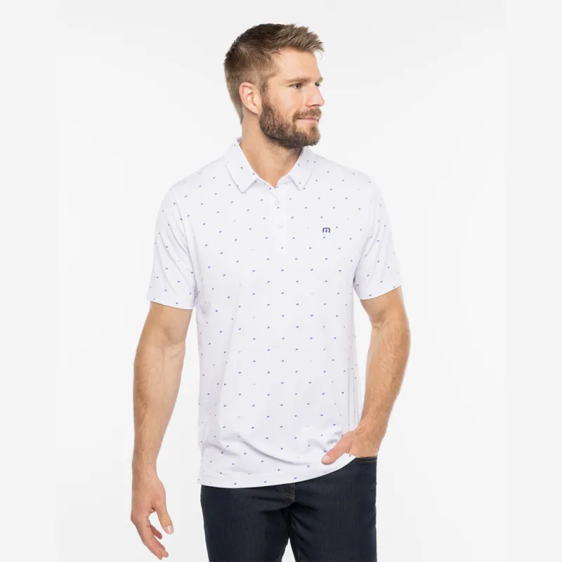 BAUER // TRAVIS MATHEW ON THE SCREWS POLO WHITE sold by Bauer