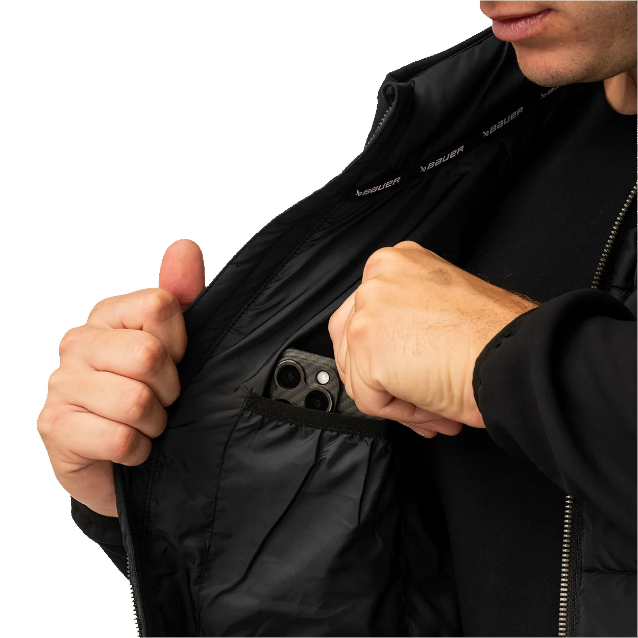 BAUER TEAM HYBRID JACKET SENIOR sold by Bauer product image thumbnail 4