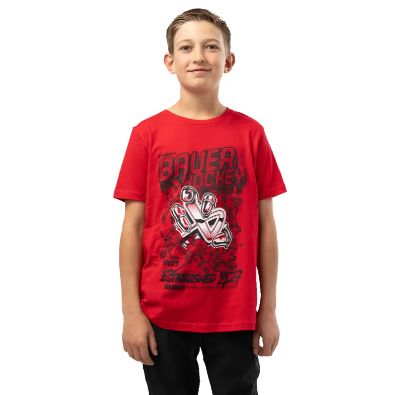 BAUER SHORTSLEEVE ICON SKATER TEE YOUTH sold by Bauer