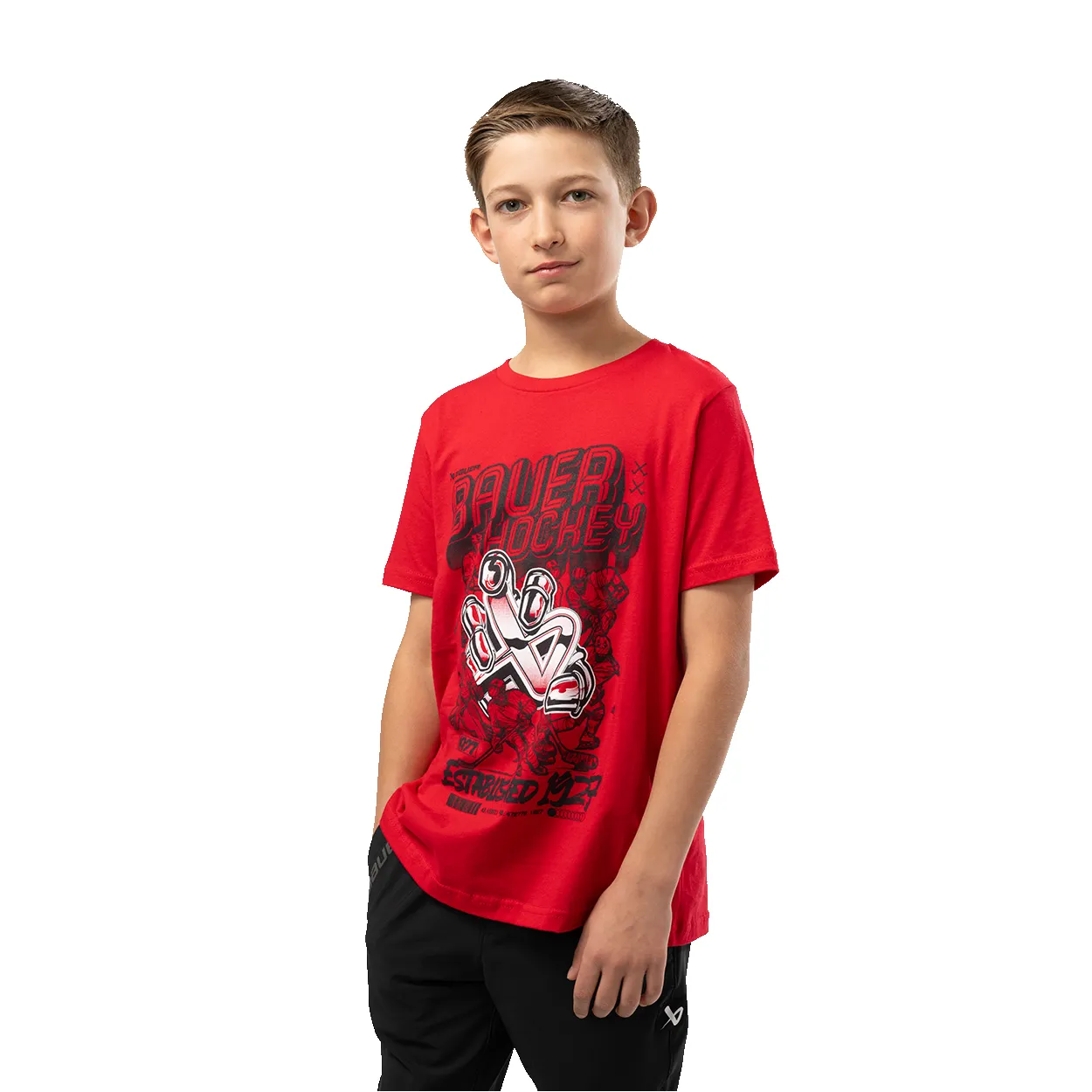 BAUER SHORTSLEEVE ICON SKATER TEE YOUTH sold by Bauer product image thumbnail 4