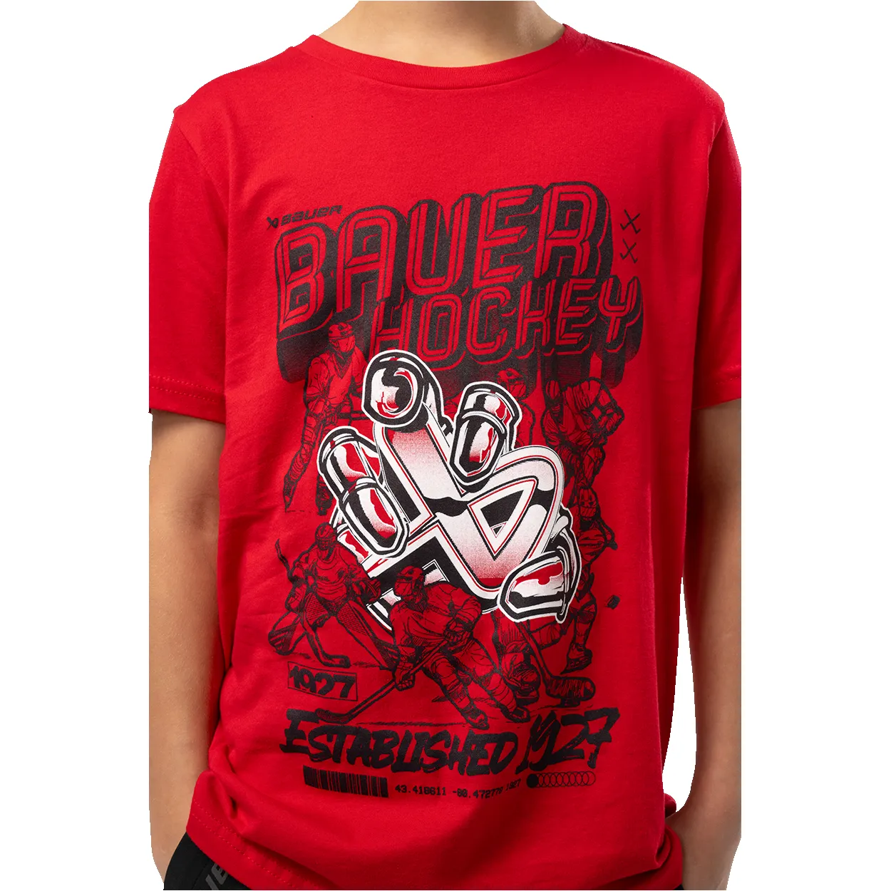 BAUER SHORTSLEEVE ICON SKATER TEE YOUTH sold by Bauer product image thumbnail 2