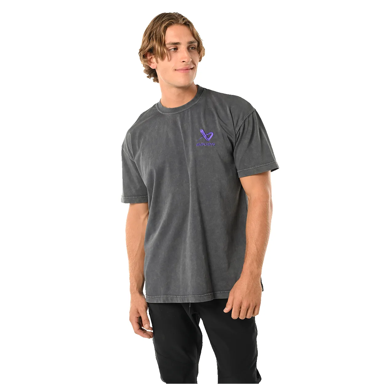 BAUER ACID WASH BOX TEE SENIOR sold by Bauer