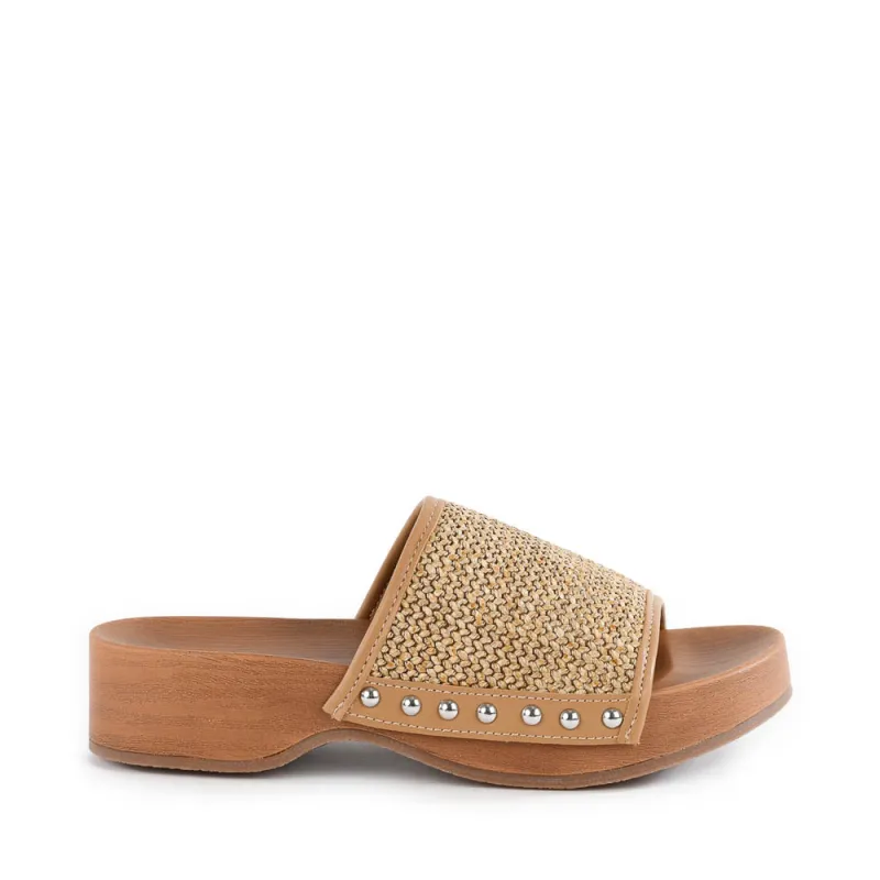 Fantasy Raffia Sandal made by Seychelles