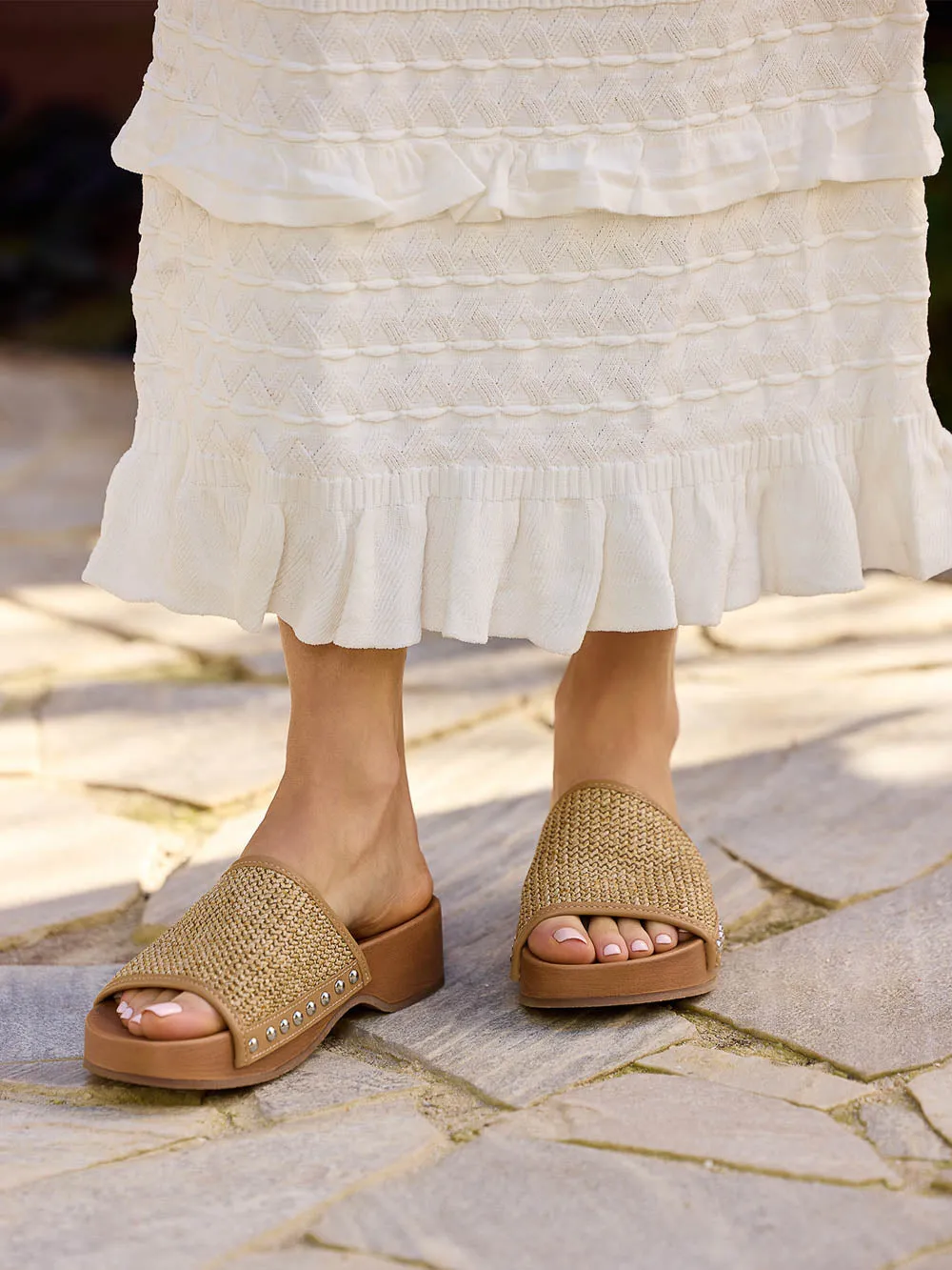 Fantasy Raffia Sandal sold by BC Footwear product image thumbnail 2