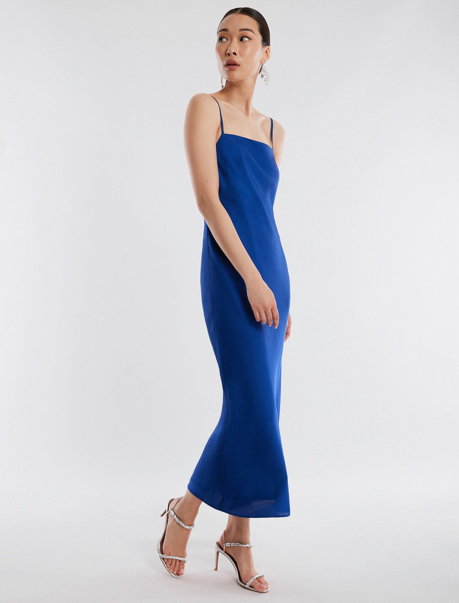 Bea Satin Midi Dress sold by BCBGMaxAzria product image thumbnail 3