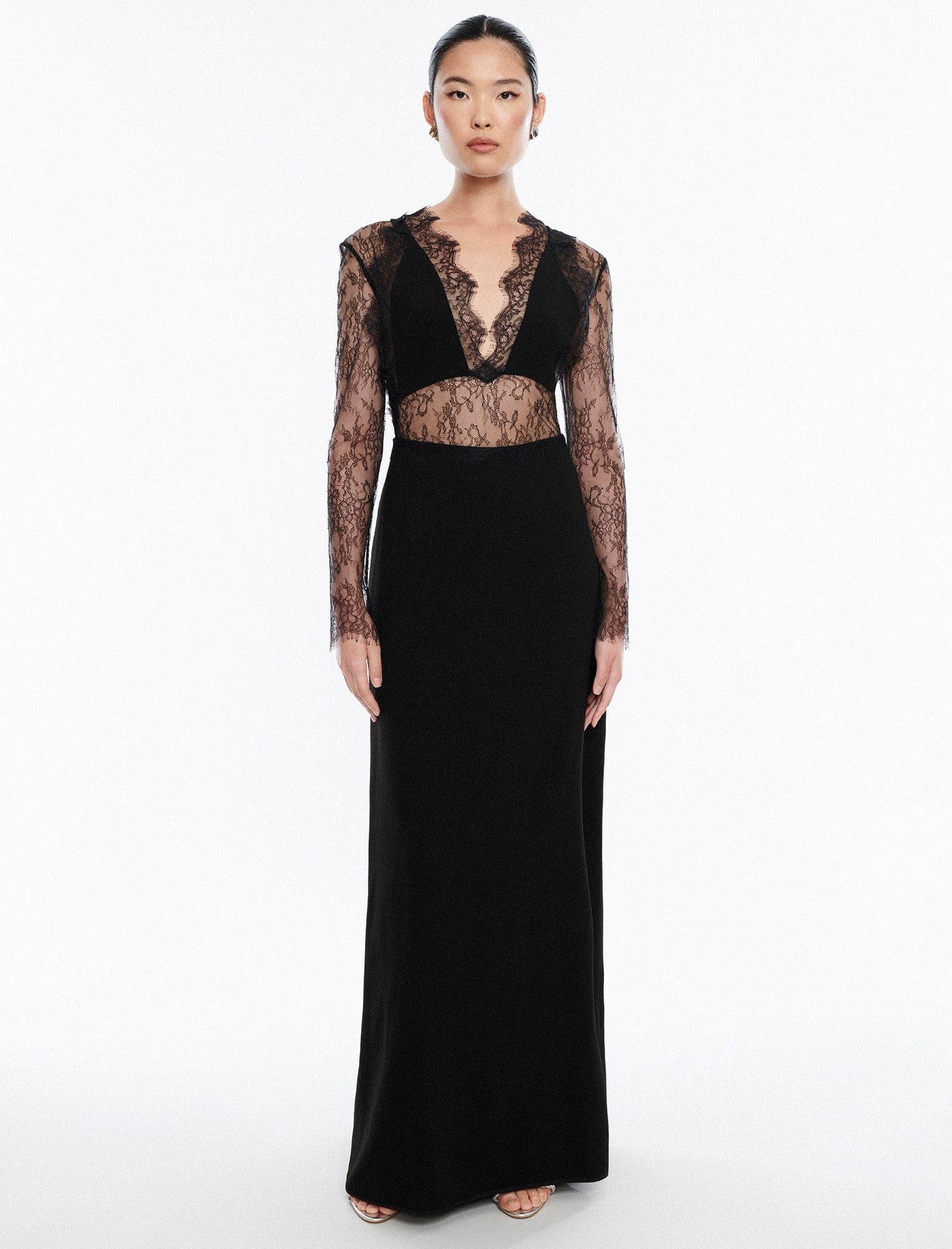 Rupert Lace Insert Gown sold by BCBGMaxAzria