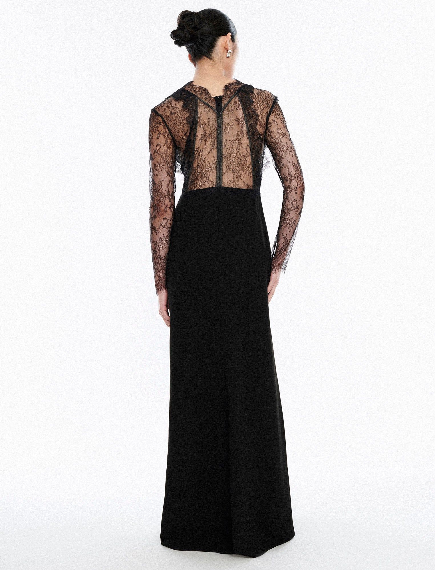 Rupert Lace Insert Gown sold by BCBGMaxAzria product image thumbnail 4