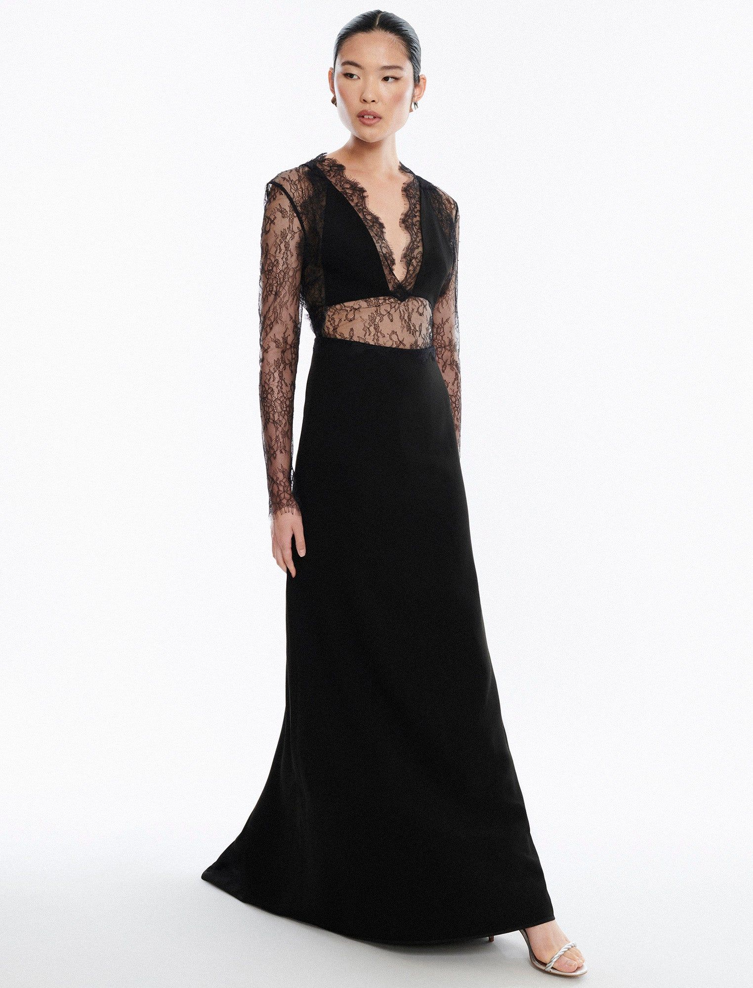 Rupert Lace Insert Gown sold by BCBGMaxAzria product image thumbnail 2