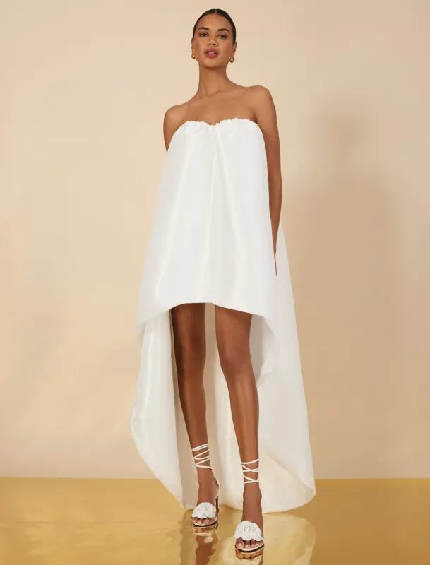 Bronwen Strapless High-Low Gown sold by BCBGMaxAzria