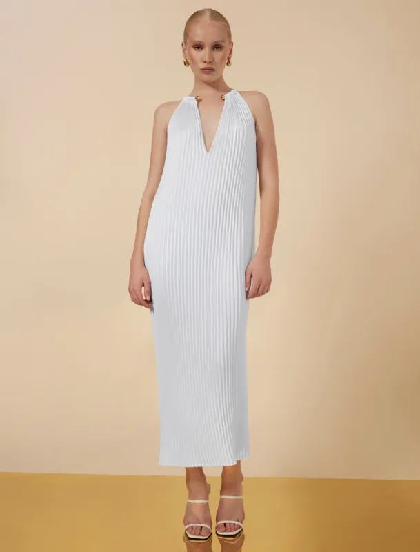 Bryony Pleated Shift Dress sold by BCBGMaxAzria