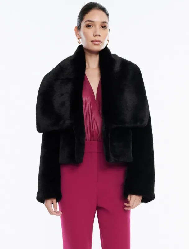 Faux Fur Crop Coat sold by BCBGMaxAzria