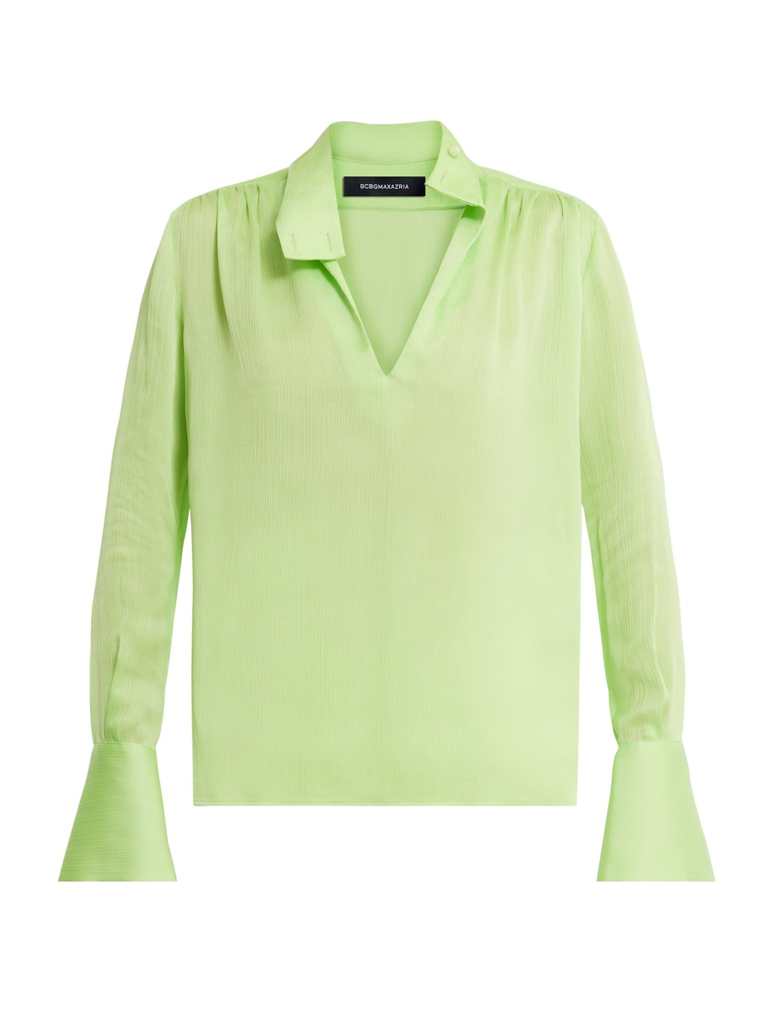 V-Neck Collared Top sold by BCBGMaxAzria product image thumbnail 8