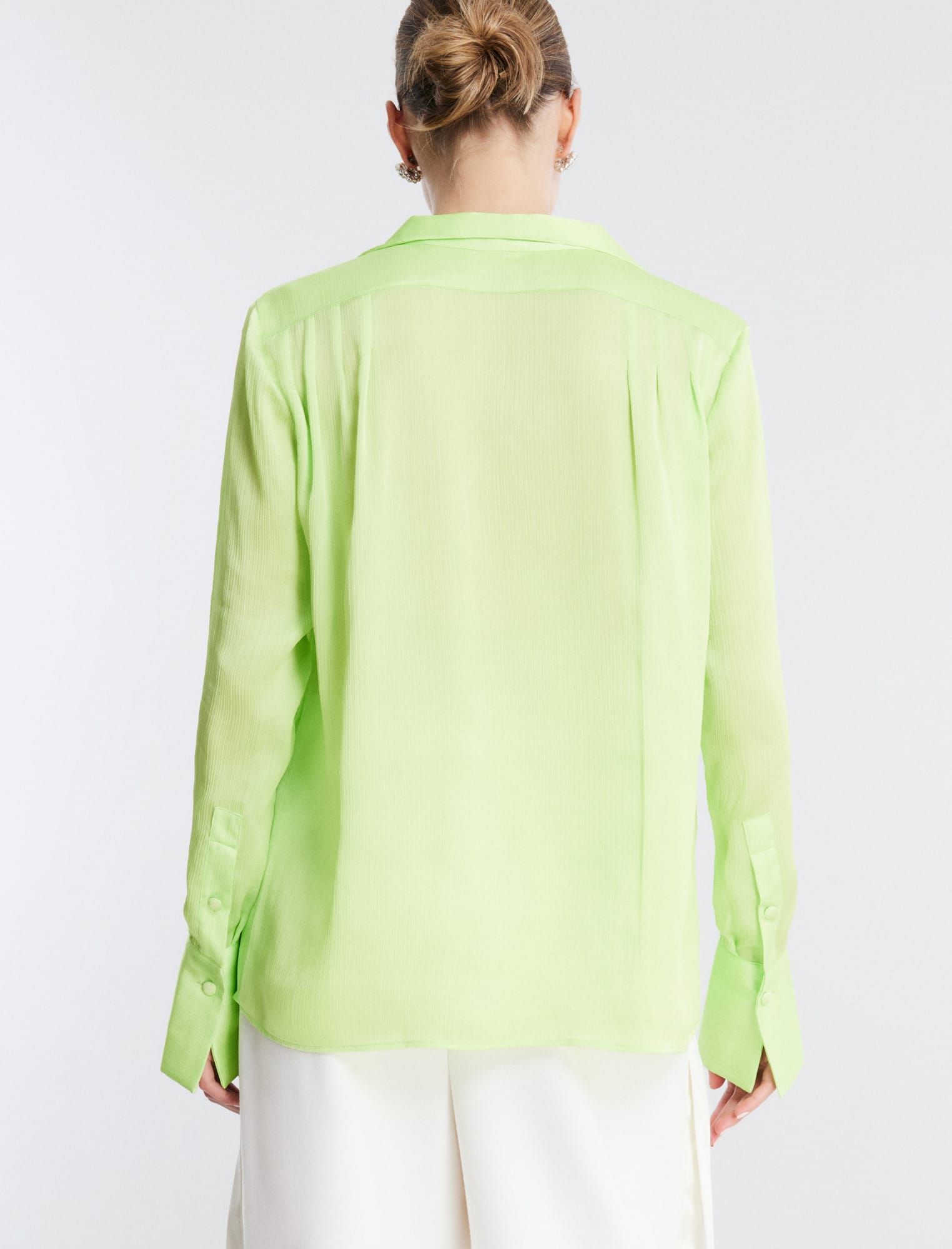 V-Neck Collared Top sold by BCBGMaxAzria product image thumbnail 4