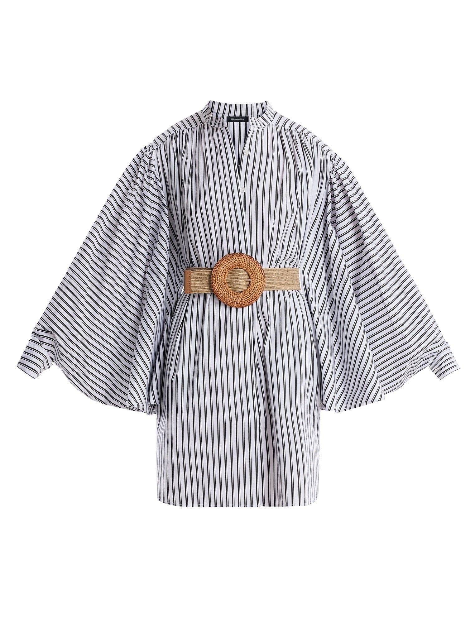 Carter Silky Batwing Dress sold by BCBGMaxAzria product image thumbnail 8