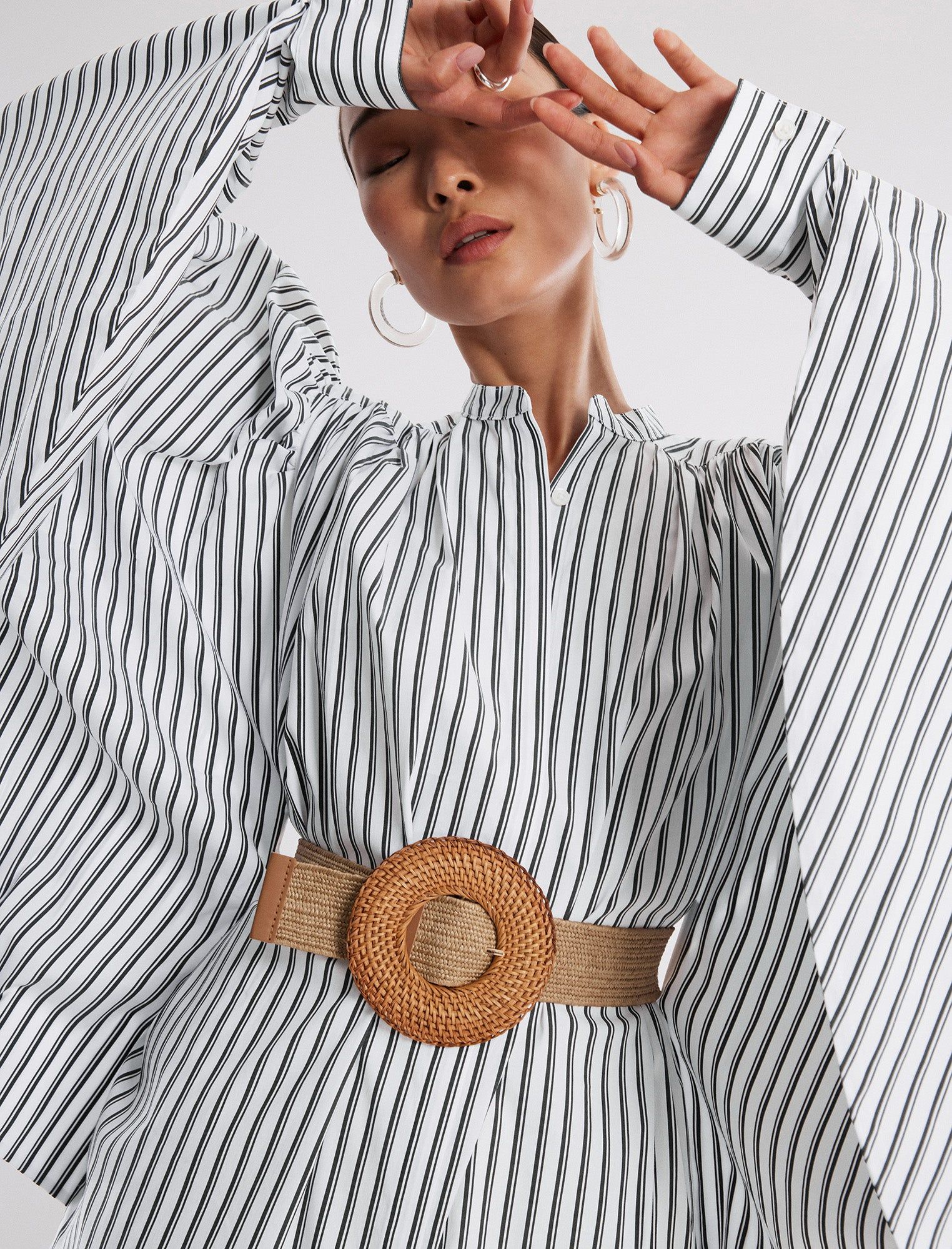 Carter Silky Batwing Dress sold by BCBGMaxAzria product image thumbnail 6